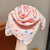 Pañuelo Triangular para Cabeza de Niña Bufanda de Cuello para Niña 2025 Nuevo Estilo Bufanda Cálida a Prueba de Viento para Bebé Pañuelo de Seda