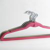 Percha de flocado para mujer, multiusos, antideslizante, con gancho para colgar de 38 cm, venta directa de fábrica