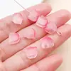 Polvo de Gelatina Vidrio Degradado Pétalos de Tulipán Cuentas Espaciadoras con Cuentas Materiales Pulsera Pendientes DIY Hechos a Mano Accesorios de Joyería