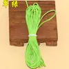 Accesorios hechos a mano para joyería DIY materiales cordón de cera coreano 1.5mm cuerda de cera cordón de imitación cuero para tejer collares piezas de 5.1m