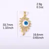 Pingente de Colar Francês Retrô Cobre Banhado a Ouro de Alto Padrão Micro-Incustado Zircônia Design de Nicho Pingente Atacado Fábrica Direta