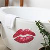 Diversión Transfronteriza-F936 Labios Rojos Brillantes Personalizados Pegatinas de Decoración para Baño Inodoro Hogar Embellecimiento Al Por Mayor Removibles