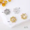 Soporte de Flor Chapado en Oro de 14K que Conserva el Color Tapa de Flor Separador de Cuentas Soporte para Pulsera Accesorios DIY para Pulseras Collares Joyería con Cuentas Materiales para Accesorios