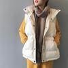 Venda Direta da Fábrica Inverno 2024 Novo Casual Solto Sem Mangas Algodão Roupa Externa Colete de Algodão Plus para Estudantes