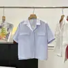 ¡Pedidos de fábrica! Camisa Casual de Manga Corta de Ramio Suelta, Amigable con la Piel y Transpirable, Nueva de Verano 2026, Camisa de Trabajo para Mujer