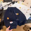 Calça de Inverno para Meninas Nova Estilosa Casual Bordada de Lã Grossa para Bebê Calça Longa Quente de Perna Larga Calça de Moletom Infantil