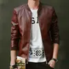 Oferta especial - primavera, outono e inverno novo casaco jaqueta de couro masculino textura macia moda casaco de couro masculino