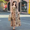 Vestido de Algodão e Seda Novo de Verão 2026, Vestido Regata da Moda, Vestido de Alça Comprimento Médio Acima do Joelho, Vestido Longo Solto Plus Size