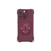 Suporte giratório de 360 graus, compatível com capas de celular Apple 18 Pro Max, iPhone 15 com alça de quatro cantos, 16 com textura de couro, 17 com alça transversal, 14