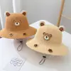 Sombrero Protector Solar para Niños Verano Sombrero con Ala Grande Sombrilla para Niños y Niñas Sombrero de Sol Sombrero Delgado para Bebé Sombrero de Pescador Sombrero de Paja