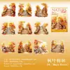 Pegatinas para Mascotas Yanji Serie Sendero Natural Pegatinas Decorativas de Material DIY para Journaling, 10 Hojas, 6 Diseños