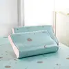 Funda de almohada de seda helada de verano Funda de almohada de látex Funda de almohada de dibujos animados para niños Funda de almohada viscoelástica para adultos Funda de almohada de ratán fresca de verano