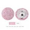 Botões coloridos encapados em tecido são acessórios decorativos versáteis para camisas, suéteres e cardigãs, oferecendo um toque de luxo leve e sofisticado com seu formato redondo de cogumelo.