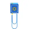 Serie Transfronteriza de Hanukkah Libros de Dibujos Animados Marcadores de Página Clip de Papel Lindo Suministros de Oficina Clips de Paginación Grandes Clips de Papel