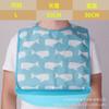 Impermeable para ancianos Impermeable para ancianos Comida Antifouling Pantufla Babero Babero para adultos Bolsillo para alimentos Cuidado en residencia de ancianos