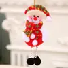 Decoraciones Navideñas Papá Noel Muñeco de Nieve Ciervo Regalo de Navidad Colgante Pequeño Muñeco de Peluche Colgante para Árbol de Navidad Suministros