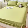 Juego de 3 Sábanas Bajeras Ajustables Impermeables de Algodón Clase A Pieza Única Barrera contra Orina para Bebés y Niños Protector de Colchón Color Sólido Algodón Puro a Prueba de Suciedad Cubierta de Cama