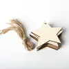 Manualidades de Madera DIY Decoración Creativa de Navidad Colgante Tabla de Tallado Etiqueta Colgante para Fiesta Navideña Decoración del Hogar