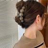 Presilha de Pérola da Moda Grande Pequena Coreana Casual Temperamental Parte de Trás da Cabeça Acessório de Cabeça Presilha Tubarão Presilha de Franja para Cabelo Quebrado