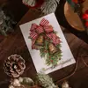 Cartões de Saudação Dourados de Natal da Amazon, Cartões Postais, Cartões de Presente para Floricultura e Confeitaria, Cartões com Mensagens de Bênção no Atacado