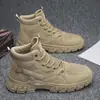 Botas de Lona de Caña Alta J76 Estilo Martin Moda Tendencia Ropa de Trabajo para Exteriores Zapatos Casuales para Hombre