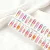Cor Base para Unhas Semi-Acabadas Tiras de Unha Usáveis Unhas Prontas Kt Fofo Doce Estilo Cool Unhas Usáveis Unhas Postiças