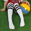 Medias de tres barras, calcetines de fútbol personalizados para niños, calcetines de rendimiento para estudiantes masculinos y femeninos de porristas, calcetines de rendimiento, calcetines al por mayor
