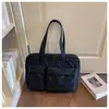 2026 Nova Bolsa de Viagem de Grande Capacidade Casual Leve Bolsa para Fitness Feminina Simples de Lona Bolsa Tote de Ombro Único Sob o Braço