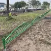 Guarda-corpo Imitação de Bambu em Aço Inoxidável Cerca de Bambu para Horta Nova Rural Cerca de Liga de Alumínio Corrimão Simples para Exterior Cerca de Aço Galvanizado