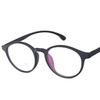 Gafas Graduadas Jamie 5883Tr90 de Montura Redonda Ultraligera para Mujer, Estilo Universitario Fresco y Sencillo, Gafas Sin Graduar para Hombre