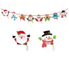 Decoraciones navideñas especializadas para ventas transfronterizas: banderines, pancartas, banderolas colgantes para centros comerciales, decoraciones para hoteles, guirnaldas de Navidad y adornos colgantes para crear un ambiente festivo
