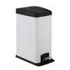 12 litros plástico flip pedal tipo mute candy cor aço inoxidável spray tinta lixeira Cozinha balde sanitário