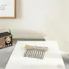 Pente de Cabelo Novo Estilo Coreano e Japonês Simples, Pente para Coque, Pente para Franja com Laço de Acetato, Acessório de Cabelo Elegante de Alta Qualidade para Mulheres