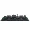 Suporte de Exibição de Joias Tecido de Seda Tailandesa Jade Esmeralda Adereços de Exibição Brincos Pingentes Anéis Colares Ornamentos Rack de Joias