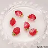 Fruta Durazno Colgante de Vidrio Hecho a Mano DIY Accesorios Colgante para Collar Aretes Pulsera Accesorios Semiterminados Venta al por Mayor
