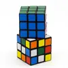 Cubo de Rubik de Inteligencia Infantil 3*3*3CM Nivel 3 Juguete Cubo de Rubik Nivel 3 Giro Rápido Suave para Principiantes Juguete de Inteligencia Gashapon