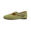 Sapatos Mary Jane Vermelhos Franceses Femininos de Fundo Plano 2026 Outono Retrô Tira Única com Fivela Versáteis Mocassins de Solado Macio Pés Não Cansados