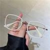 Nova Moda Coreana Óculos para Miopia Femininos HD Proteção Ocular Luz Azul Anti-reflexo Espelho Plano Street Style Armação de Óculos Versátil