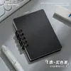 Cuaderno Mini de Hojas Sueltas Retro A7 Portátil para Estudiantes Bloc de Notas de Bolsillo