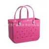Bolsa de playa de EVA moldeada por inyección de fábrica, bolso de moda para mujer, bolso monedero de EVA
