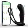 Masajeador de Próstata con Control Remoto por App y Anillo Vibratorio Retardado, Silicona, Sin Lubricante, Ver Detalles en Shenzhen