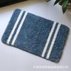 Alfombrilla Gruesa para Piso de Baño Hogareña Imitación Cachemir Felpudo para Puerta de Entrada Inodoro Baño Absorbente de Agua Antideslizante Transfronterizo
