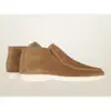 Mocasines de mujer de caña alta LP, zapatos perezosos sin cordones, botines planos retro, zapatos casuales para parejas