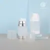 Botella de Loción de Prensa al Vacío Escarchada de 120 ml Botella de Empaque para Protector Solar Limpiador Facial Gran Capacidad Producto para el Cuidado de la Piel Botella de Plástico