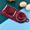 Cortador Multifuncional de Ovos, Divisor de Ovos Dois em Um, Fatiador de Ovos em Conserva, Gadget de Cozinha, Ferramenta de Corte para Ovos em Conserva