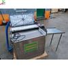 Máquina plantadora de verduras y flores de acero inoxidable semi-automática de succión de aire para plántulas de tapón, plantadora de tapones de flores