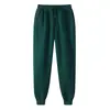 Venta al por mayor directamente del fabricante.: Pantalones de chándal de 220 g con forro de polar, color liso, versión básica, admite bordado de etiquetas pequeñas y proceso de impresión por transferencia térmica P