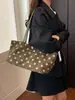 Bolsa tote de poá estilo ins coreano para mulheres, bolsa grande de lona casual para estudantes, para o trabalho, bolsa de ombro, bolsa de mão