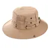 Sombrero de Sol de Color Sólido Sombrero de Jungla Sombrero de Pesca al Aire Libre de Verano Circunferencia de Cabeza Grande Transpirable Sombrero de Ala Grande Sombrero de Pescador con Protección Solar