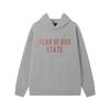 FOG Flocking ESSENTIALS Temporada 8 High Street Solta Casal Jaqueta Moletom com Capuz Forrada de Lã para Homens e Mulheres